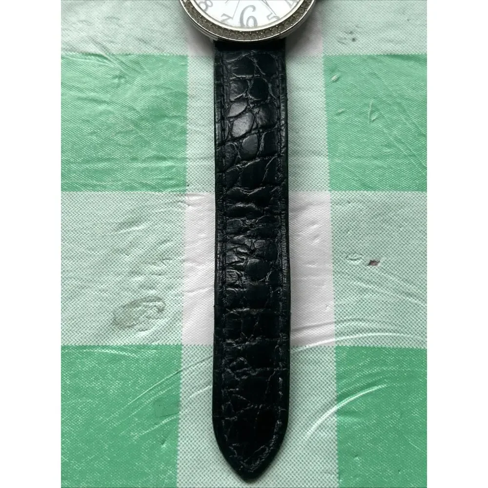 Chicos MOP Dial Black Band Women’s Quartz Watch